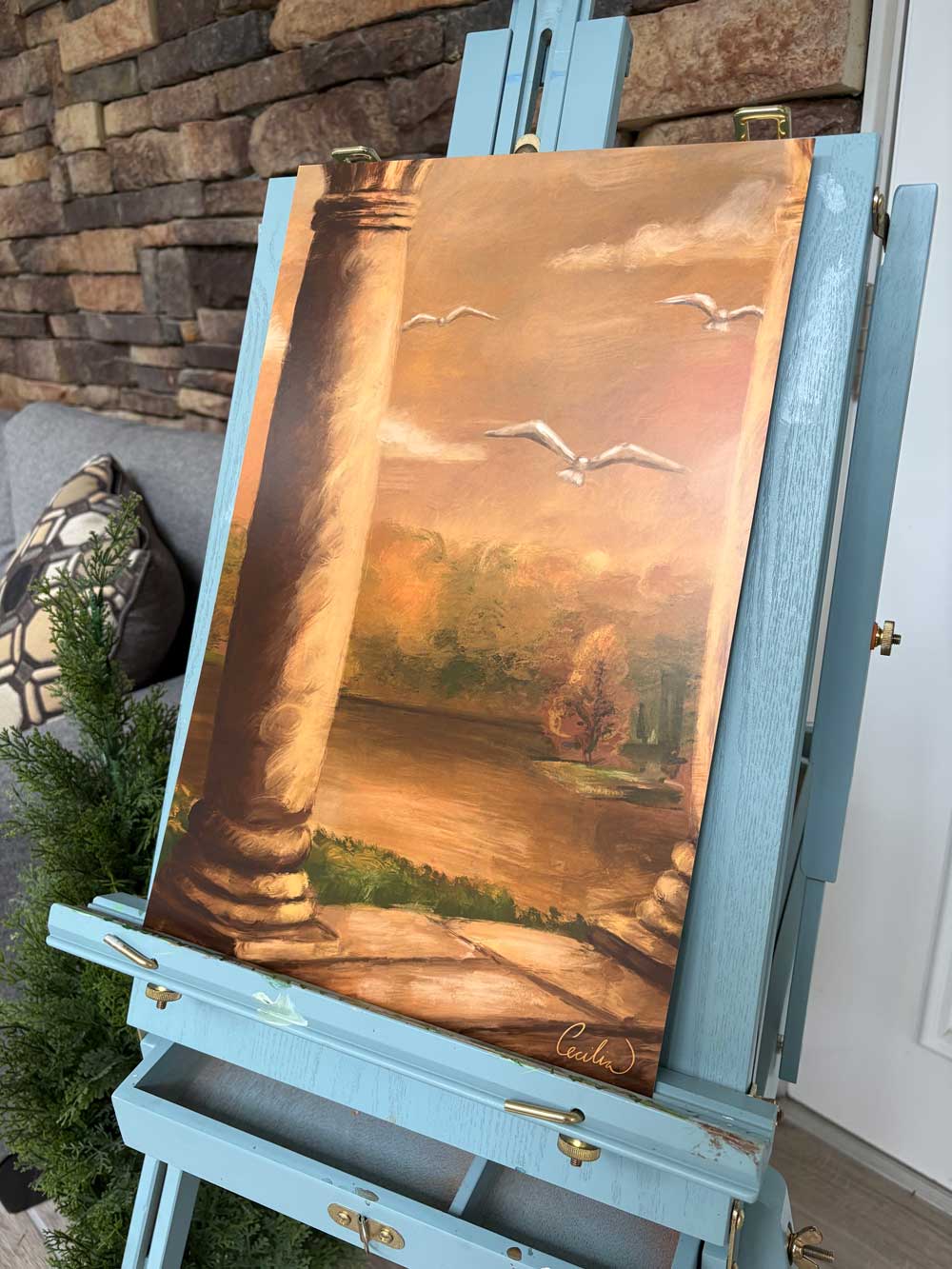 The Pillars Print (Golden Hour)